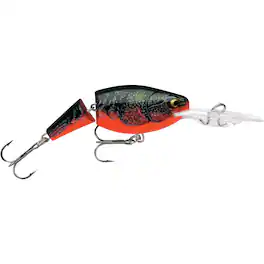Rapala - Jointed Shad Rap 04 Fishing Lure - Red Crawdad