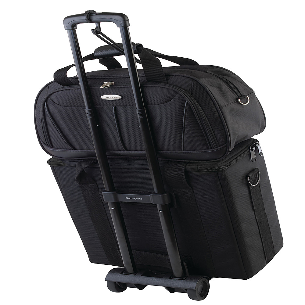 Best Buy: Samsonite Folding Luggage Cart Black 44380