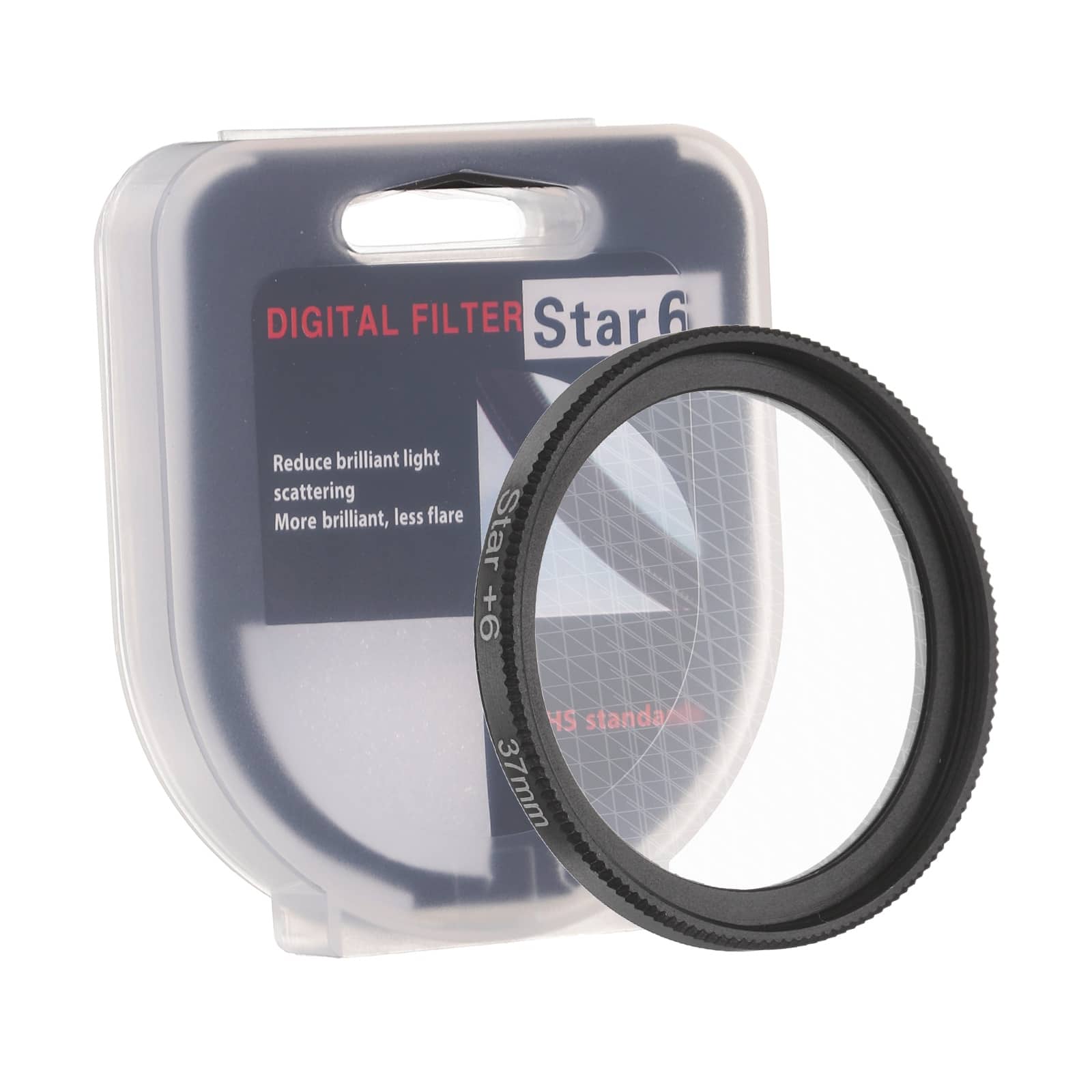 Unique Bargains - 37mm Star Filter, 8 Points Starburst Variable Twinkle Effect Ultra Slim Optical for Nikon DSLR