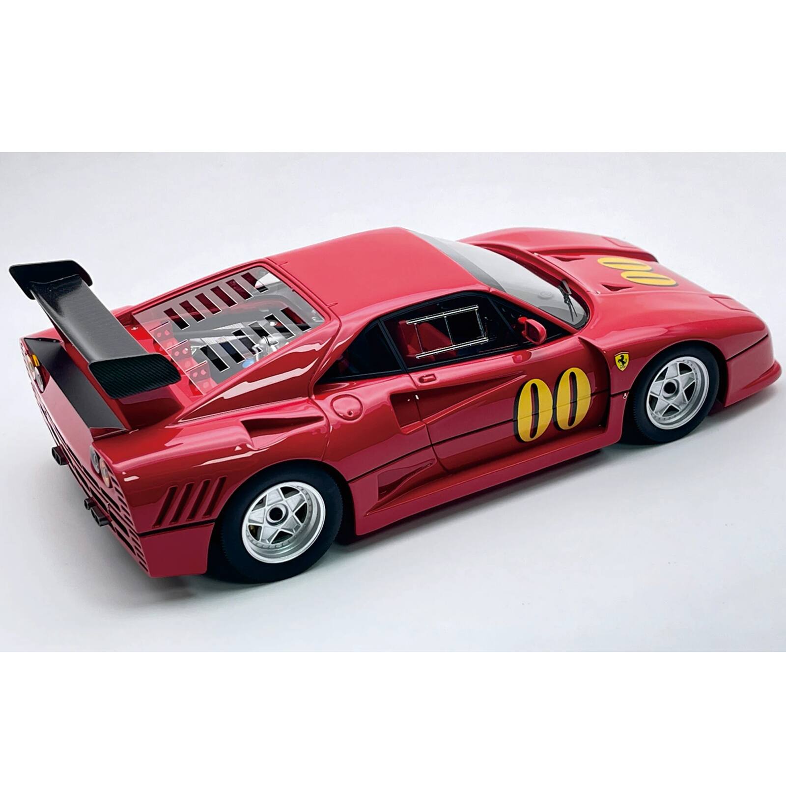 Alt View 1. Tecnomodel - 1985 Ferrari 288 GTO Evoluzione #00 "Museo Ferrari" Red "Mythos Series" Limited Edition 1/18 Model Car by Tecnomodel.