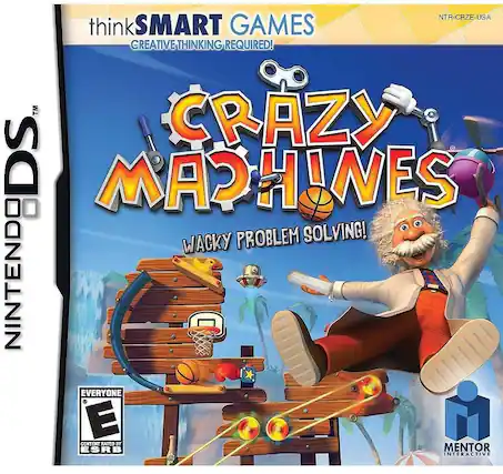 thinkSMART GAMES
CREATIVE THINKING REQUIRED!
CRAZY MAD HINES
WACKY PROBLEM SOLVING!
NINTENDO DS™
EVERYONE
E
CONTENT RATED BY ESRB
MENTOR INTERACTIVE
NTR-CRZE-USA - E (Everyone)
