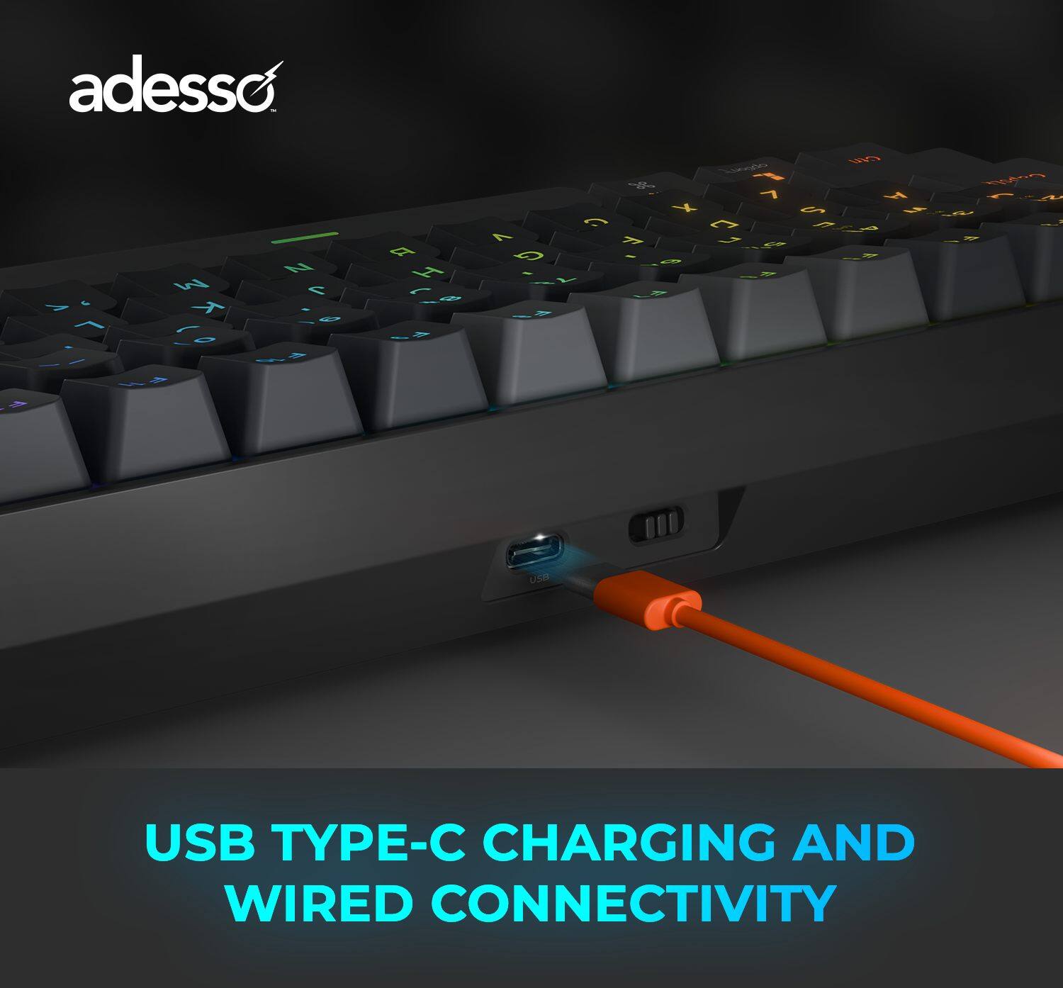 adesso C / & 1 - - W  0  < - G a 2 1 4 ( C 1 A J 9 I - - L 1 - 1 I a -  - -  USB TYPE-C CHARGING AND WIRED CONNECTIVITY