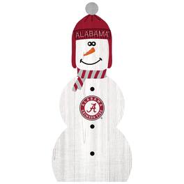 Fan Creations - Alabama Crimson Tide 31'' Snowman Leaner - White