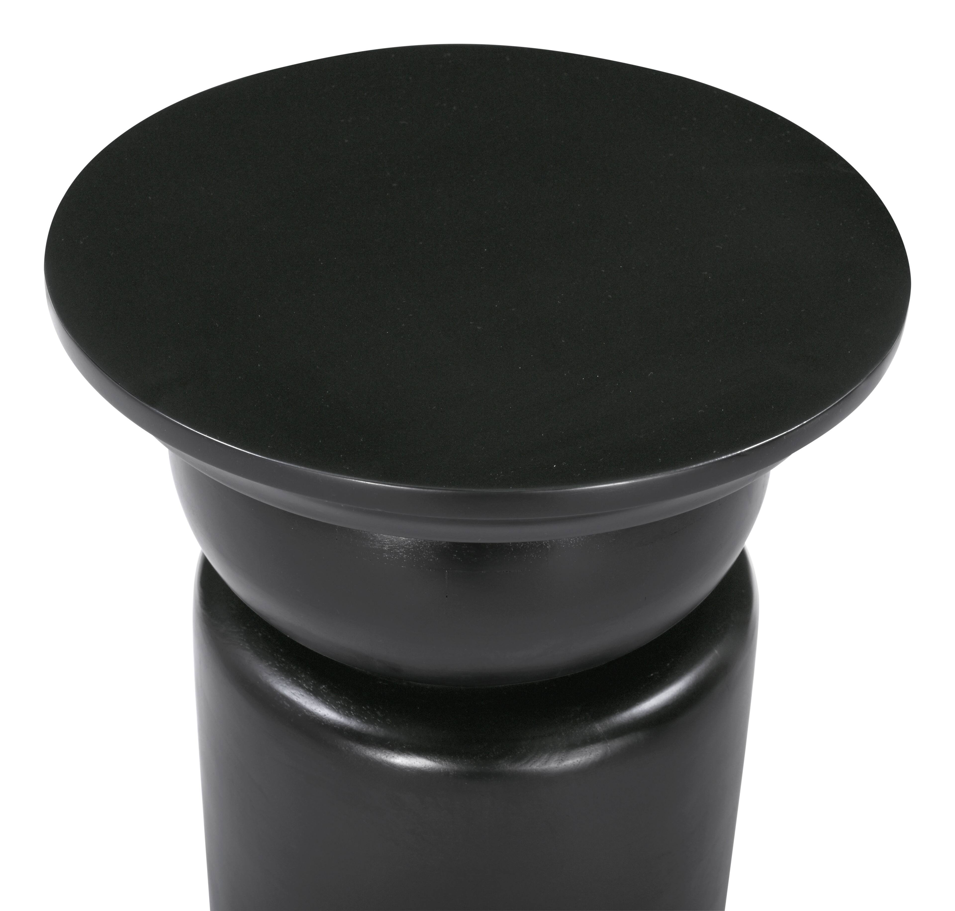 Alt View 2. Hivvago - Colombo Side Table Black - Black.