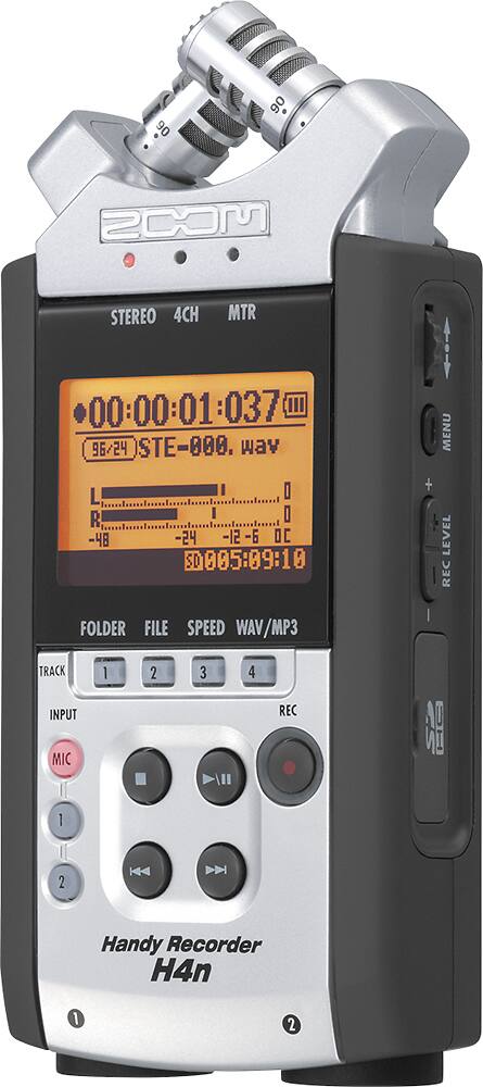 Vervagen Vervelend Ontevreden Best Buy: Zoom H4n Handy Recorder Silver H4NSP