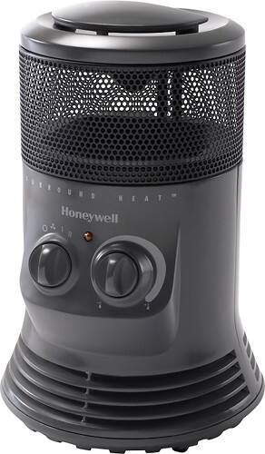 Angle Standard. Honeywell - Refurbished Mini Tower Heater - Gray.