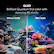 QLED
Brilliant Quantum Dot color with stunning 4K clarity.
Without QLED
With QLED