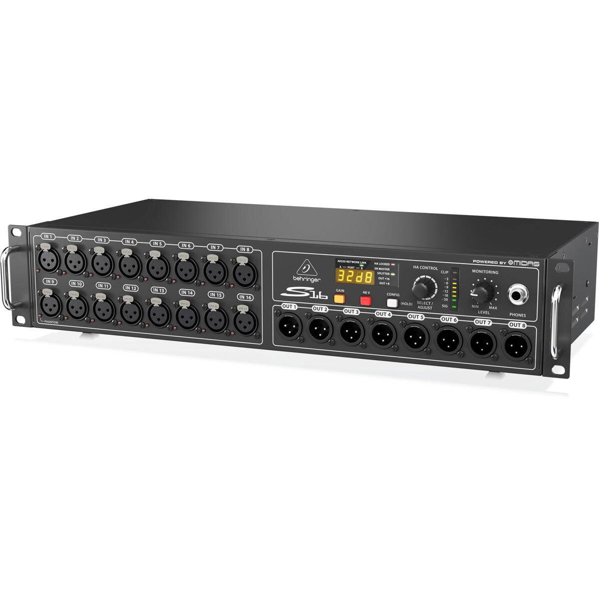 N1  
N2  
IN 3  
IN4  
INS  
N6  
IN7  
IN8  
IN9 PHANTOM  
IN 10  
IN 11  
N12  
IN 13  
14  
IN 15  
16  
RA LOCKED HA CONTROL CLIP behringer 32d8 Me - 1 CAN u Slb COMPING 11 31 WOLDS SELECT OUT1 ADJUST 56 OUT2 ETUO OUT4 OUTS OUT  
POWERED BY OMBAS MONITORING MAX LEVEL PHONES OUT OUT 8
