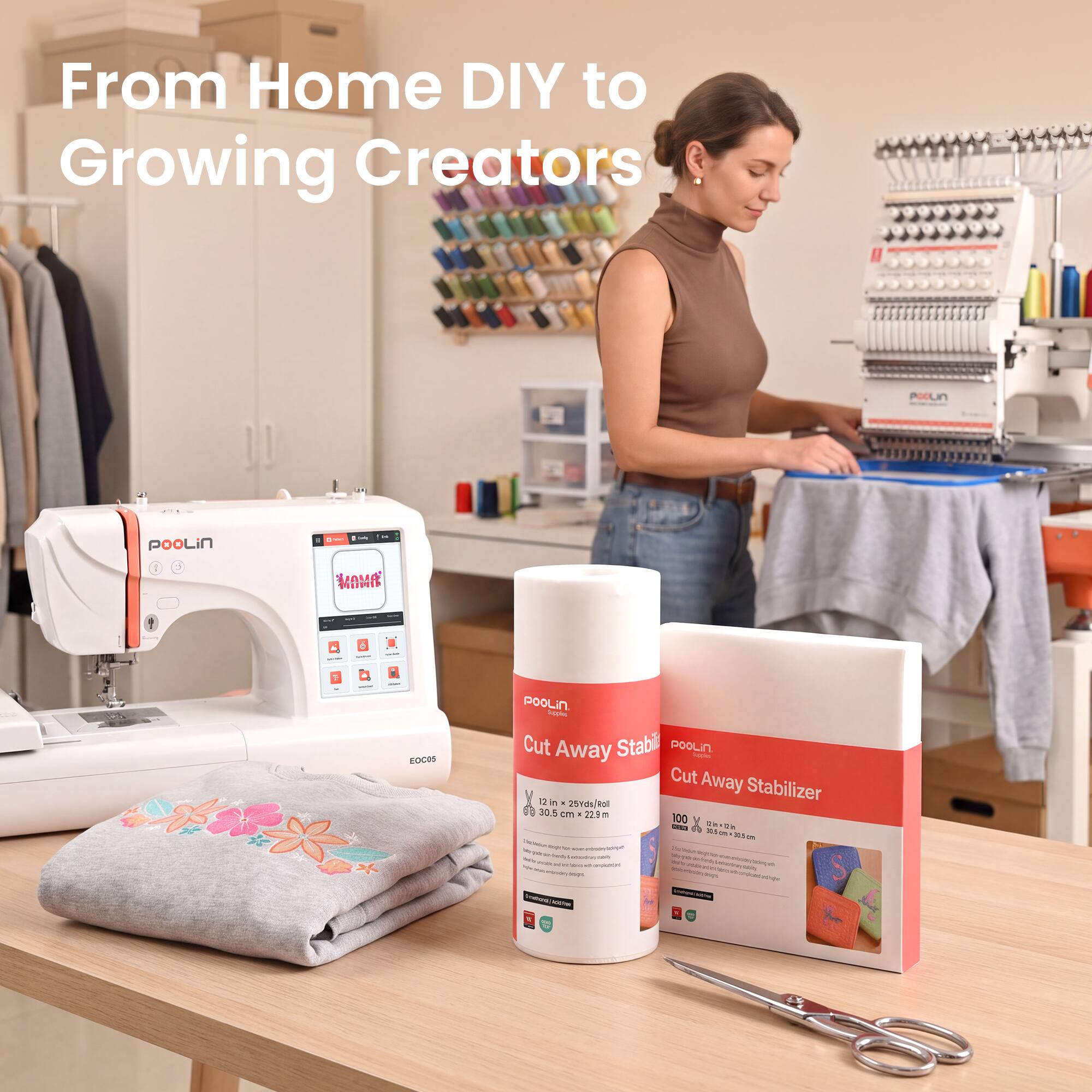 From Home DIY to Growing Creators

POOLin
POOLin Cut Away Stabilizer
POOLin HICHIL Cut Away 12 in, 25kds Rol Stabilizer 30.5 cm X 22.9 11 100 X De - a De 303cm on - + Heoppy nan - - SPOCTER sogs
mexon, -