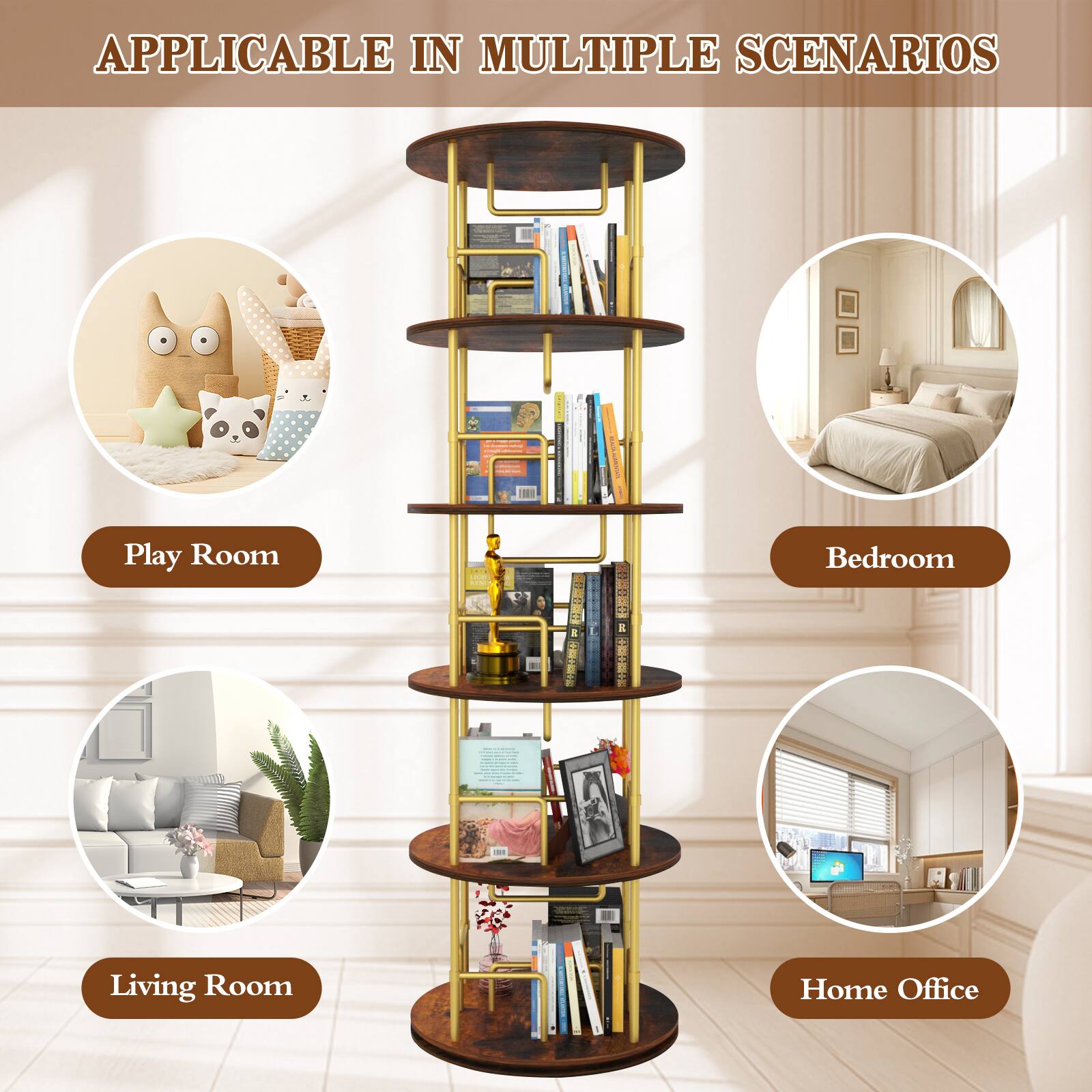 APPLICABLE IN MULTIPLE SCENARIOS

- Play Room
- Bedroom
- Living Room
- Home Office