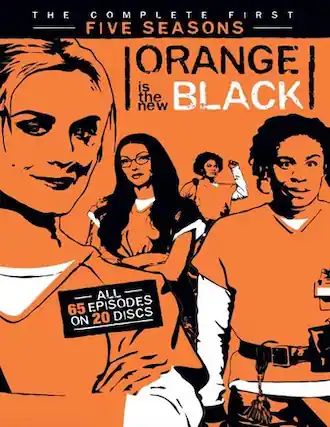 Front. Orange Is the New Black: The Complete First Five Seasons - DVD.