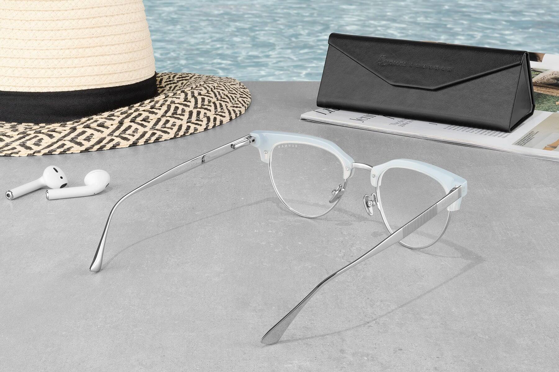 Alt View 9. GUNNAR - GUNNAR Computer Glasses  - tokidoki California Dreamin', Beach Blue, Amber Lens - Blue Light Blocking, Relieve Dry Eye - Beach Blue.