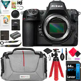 Nikon - Z8 Professional Full Frame Mirrorless 8K Video Hybrid Camera Body Bundle