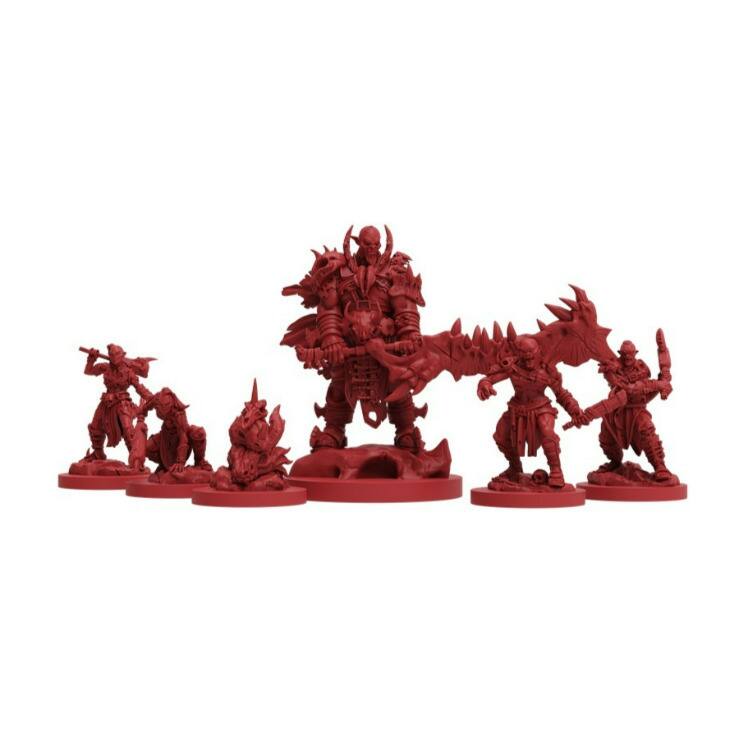 Angle. Steamforged - Steam Forged Games Godtear Skullbreaker Champion Expansion - Red.