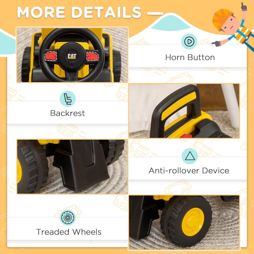 MORE DETAILS

- Horn Button
- Backrest
- Anti-rollover Device
- Treaded Wheels