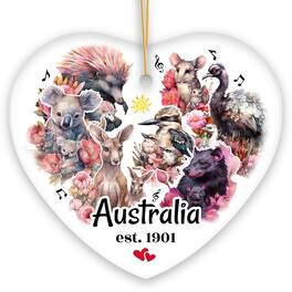 OrnamentallyYou - Artistic and Colorful Australian Wildlife Ornament Christmas Gift for Animal Lovers - Multi-colored