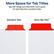 More Space for Tab Titles
Big Tab™ design provides 50% more space for tab titles than standard tabs.
Standard Tabs | Avery Big Tabs™