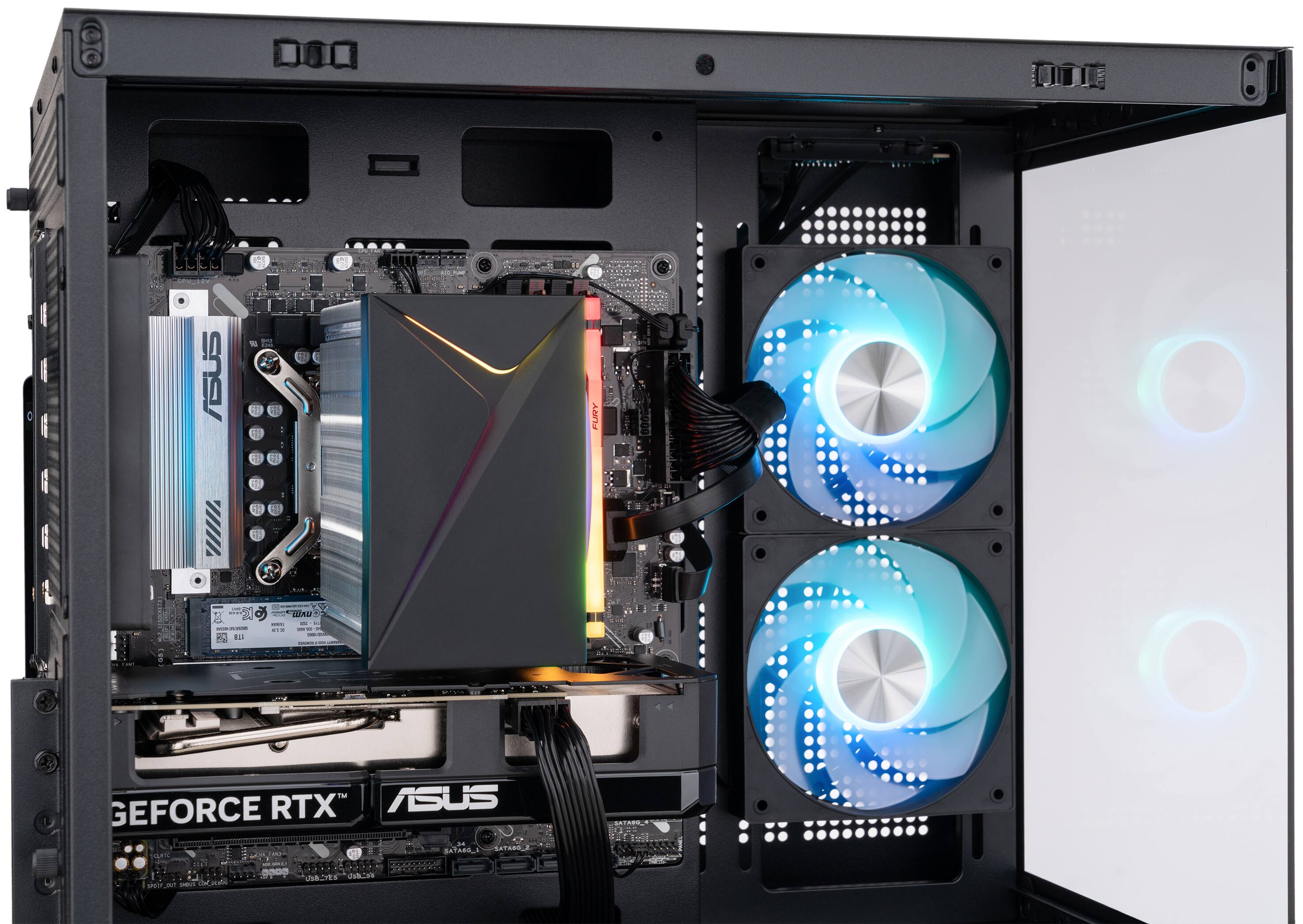 ADVANCED BATTLESTATIONS ABS Flux II Aqua Gaming PC Windows 11