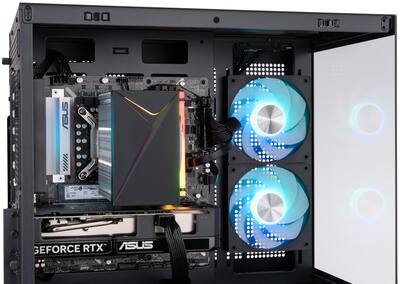 ADVANCED BATTLESTATIONS ABS Flux II Aqua Gaming PC Windows 11 ADVANCED BATTLESTATIONS ABS Flux II Aqua Gaming PC Windows 11