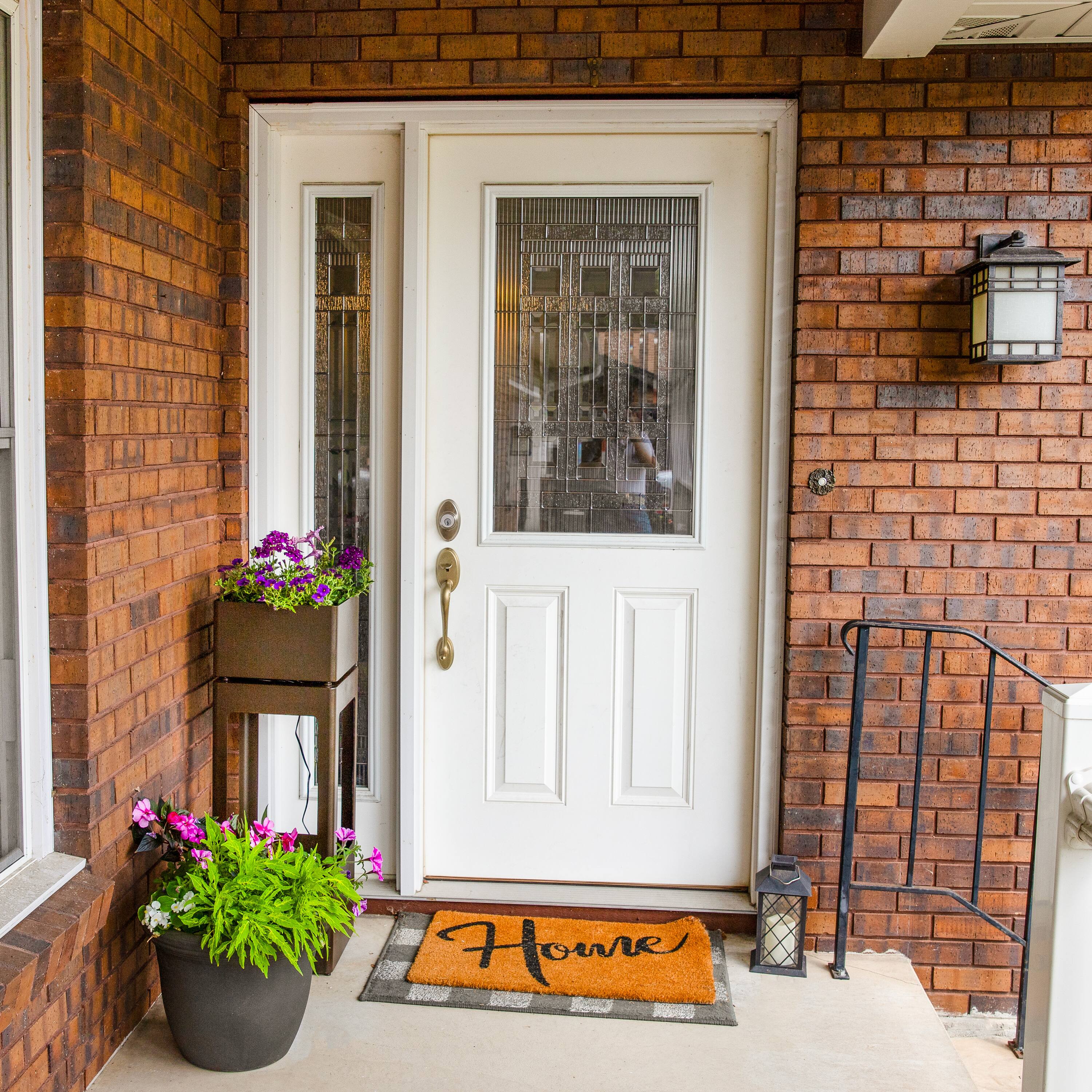 Alt View 4. Sunnydaze - Serene Showers Zinc Water Fountain with Planter and LEDs - 36" - Dark Brown.