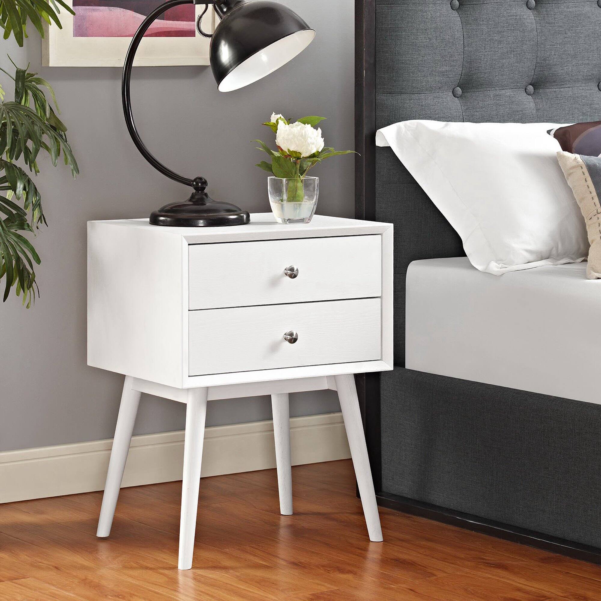 Left. Modway - Dispatch Nightstand by Modway - White.