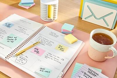 Sure, here is the corrected and grouped text:

**Meet with Joelle**
- 12:45

**Meeting**
- 3 PM

**Jeff**
- 612-4917

**Meeting Agenda:**
- Review
- Sales

**Buy Printer Ink**

**Review Meeting 1**

**Lilly Clark**