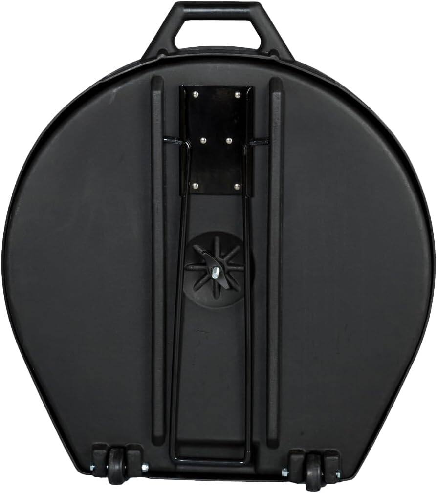 Left. Gator - 22-Inch Elite Air Series Molded Polyethylene Cymbal Case with Integrated Wheels and Pull Handle.