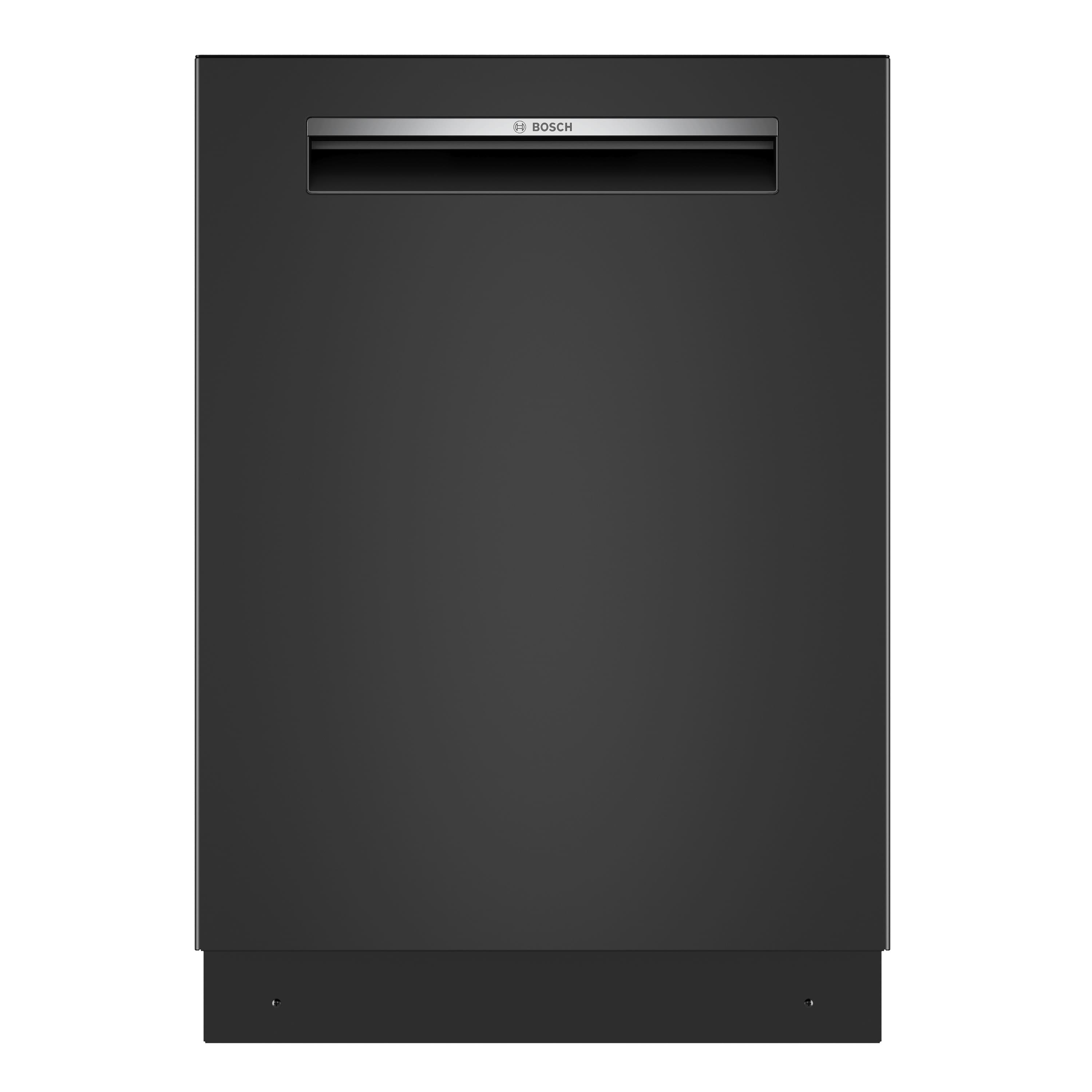 Bosch - 300 Series 24" Top Control Smart Built-In Stainless Steel Tub Dishwasher with 3rd Rack and Zone Wash, 46 dBA - Black