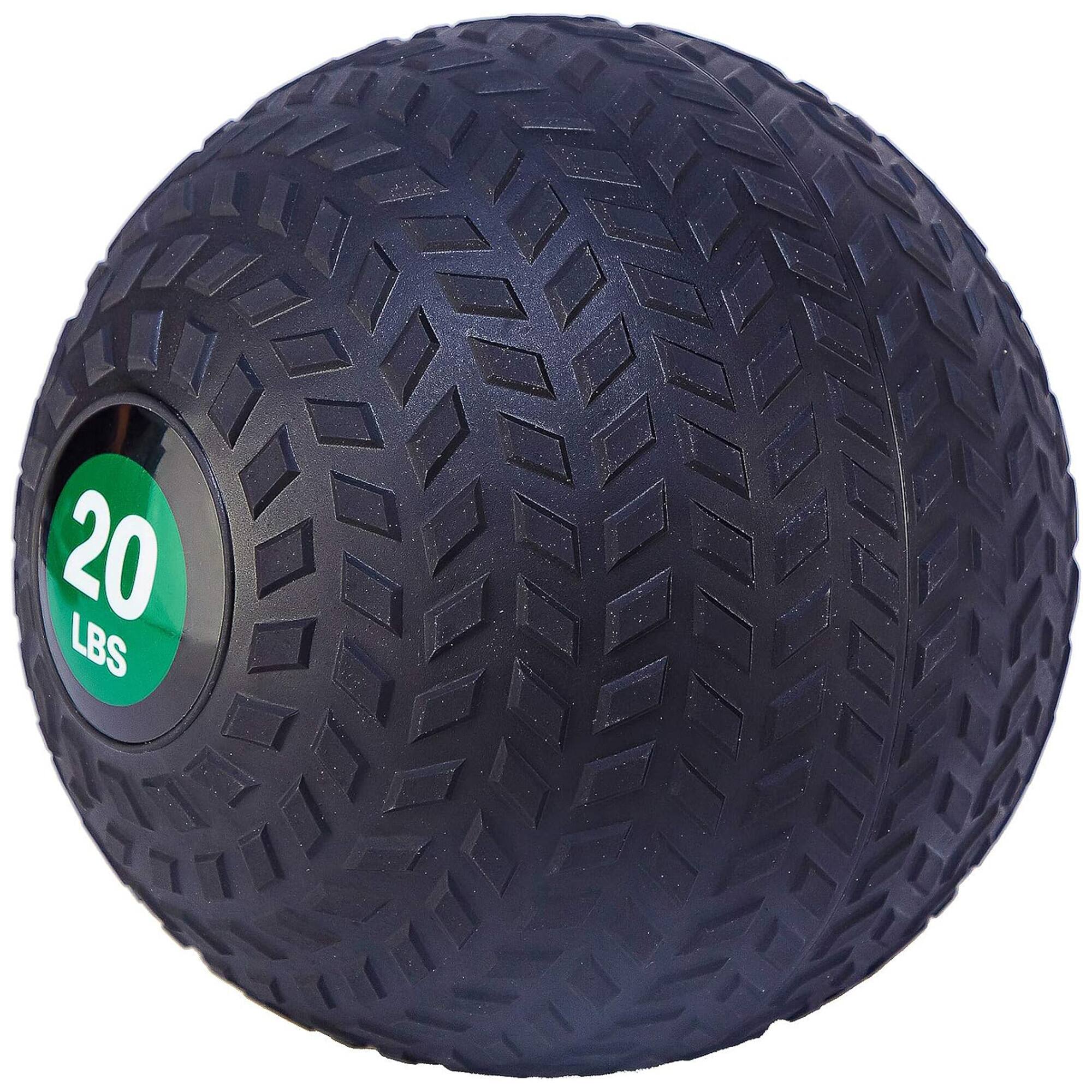 Alt View 1. Fitvids - Fitvids 20 Pound Weighted Medicine Ball for Home Gym Training and Fitness, Green - Green.