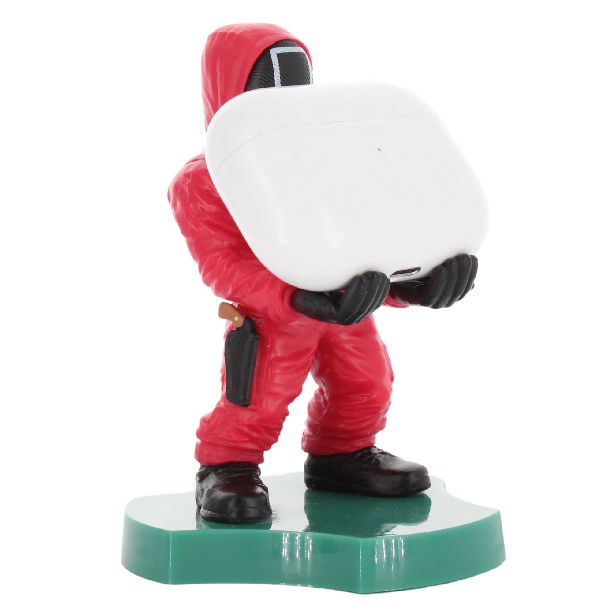 Angle. Cable Guys by Exquisite Gaming - Cable Guys: Squid Games - Square Guard Earbud & Phone Holder.