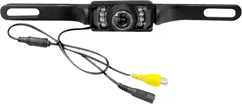 Front. PYLE - Rear View Backup Parking/Reverse Camera - Black.