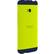 Right View. HTC - Double Dip Hard Shell Case for HTC One Smartphones - Navy Blazer, Neon Lemon.