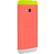 Front Standard. HTC - Double Dip Hard Shell Case for HTC One Smartphones - Bright Peach, Glacier Gray, Neon Lemon.