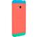 Front Standard. HTC - Double Dip Hard Shell Case for HTC One Smartphones - Atlantis, Bright Peach, Pastel Blue.