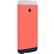 Right View. HTC - Double Dip Hard Shell Case for HTC One Smartphones - Bright Peach, Glacier Gray, Navy Blazer.
