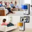 Angle. Costway - Costway Portable Air Cooler Fan & Heater Humidifier with Washable Filter Remote Control - Gray.