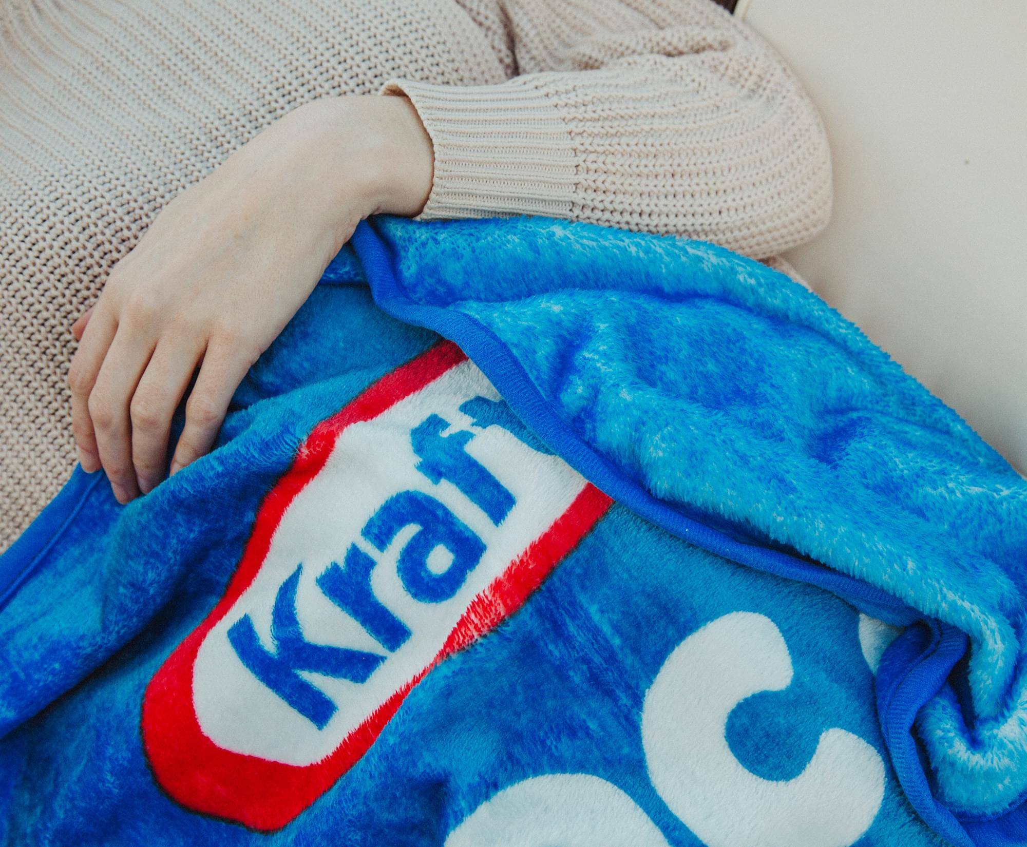 Alt View 5. KRAFT - Kraft Macaroni and Cheese Fleece Throw Blanket | 45 x 60 Inches - Yellow.