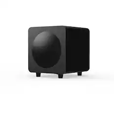 Front. Kanto - 200W Sealed 6” Powered Subwoofer with Adjustable Low Pass Filter - Matte Black.