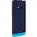Front Standard. HTC - Double Dip Hard Shell Case for HTC One Smartphones - Navy Blazer, Pastel Blue.