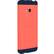 Right View. HTC - Double Dip Hard Shell Case for HTC One Smartphones - Bright Peach, Navy Blazer.