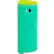 Right View. HTC - Double Dip Hard Shell Case for HTC One Smartphones - Atlantis, Neon Lemon.