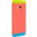 Front Standard. HTC - Double Dip Hard Shell Case for HTC One Smartphones - Bright Peach, Neon Lemon, Pastel Blue.