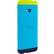 Front Standard. HTC - Double Dip Hard Shell Case for HTC One Smartphones - Navy Blazer, Neon Lemon, Pastel Blue.