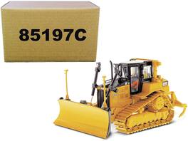 Diecast Masters - CAT D6T XW VPAT Track Tractor with AccuGrade GPS Operator Core Classics Series 1/50 Diecast Model - Yellow