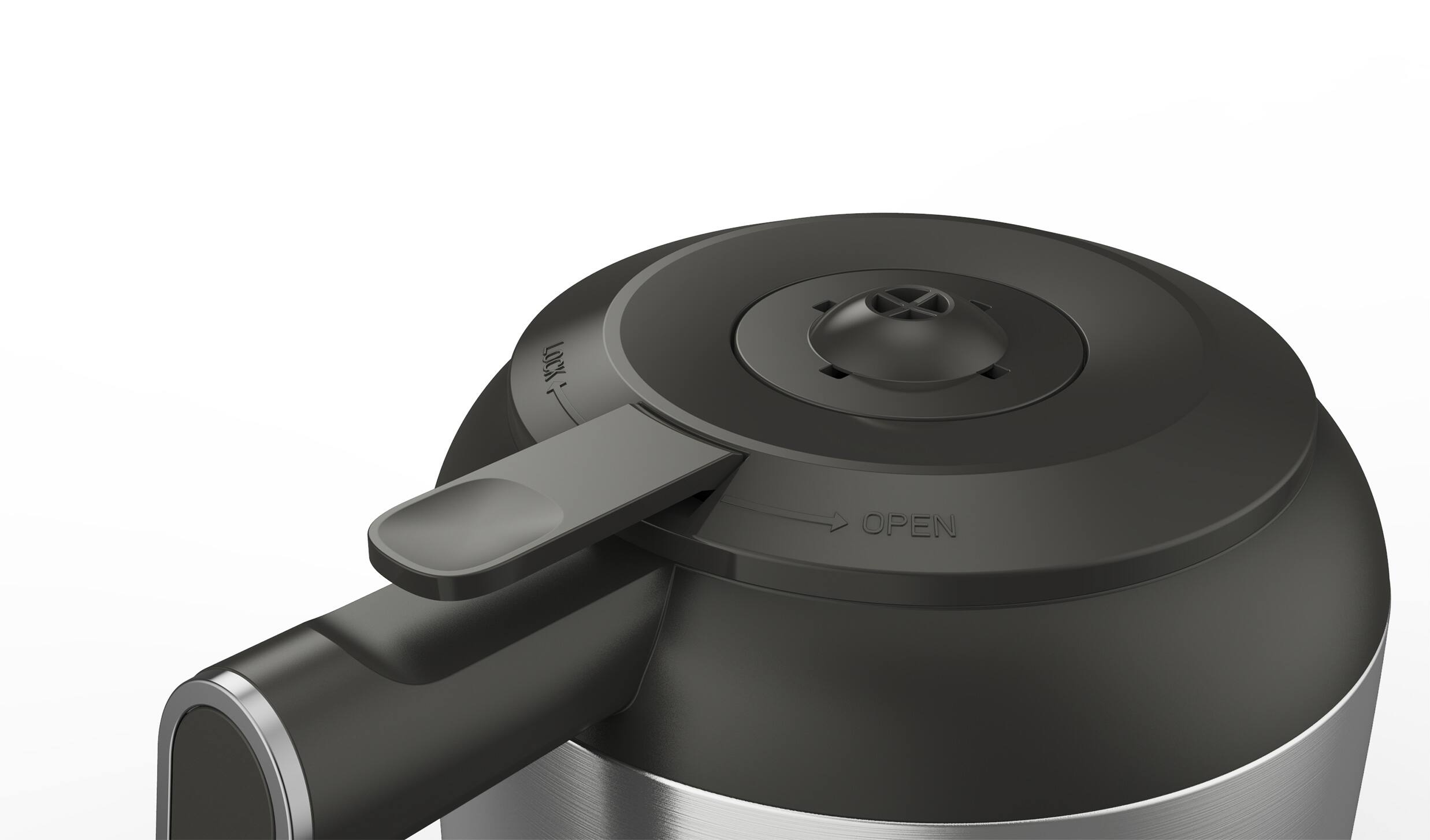 The text on the image is "LOCK OPEN."