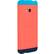 Right View. HTC - Double Dip Hard Shell Case for HTC One Smartphones - Bright Peach, Navy Blazer, Pastel Blue.