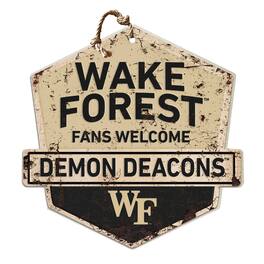 Jardine - Wake Forest Demon Deacons Fans Welcome Sign - Black