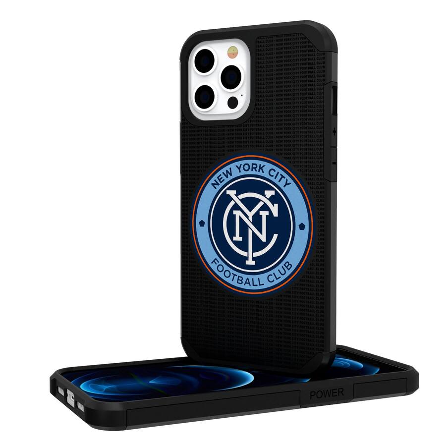 Keyscaper MLS New York City FC iPhone Text Backdrop Rugged Case 15 Pro ...