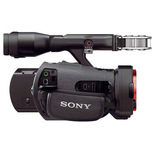 Back. Sony - Sony Nex-vg900 Full-Frame Interchangeable Lens Camcorder.
