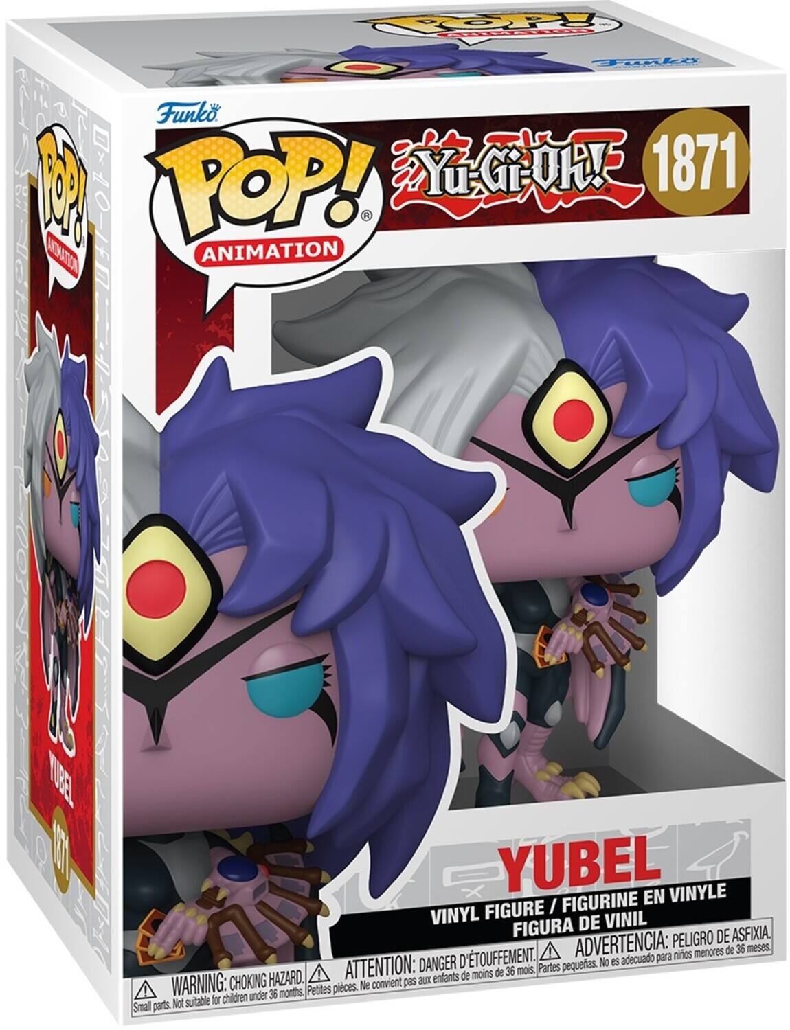 TOP! Funko POP! ANIMATION Yu-Gi-Oh! 1871 YUBEL VINYLE FIGURINE EN FIGURE I VINYL DE VINIL FIGURA DE ASFIXIA. ADVERTENCIA: PELIGRO DE ASFIXIA. ADVERTENCIA: DANGER D'ETOUFFEMENT. Parties pequeas. No es acuádolo para niños menores de 36 meses. CHOKING HAZARD. Small parts. Not suitable for children under 36 months, Petites pieces.